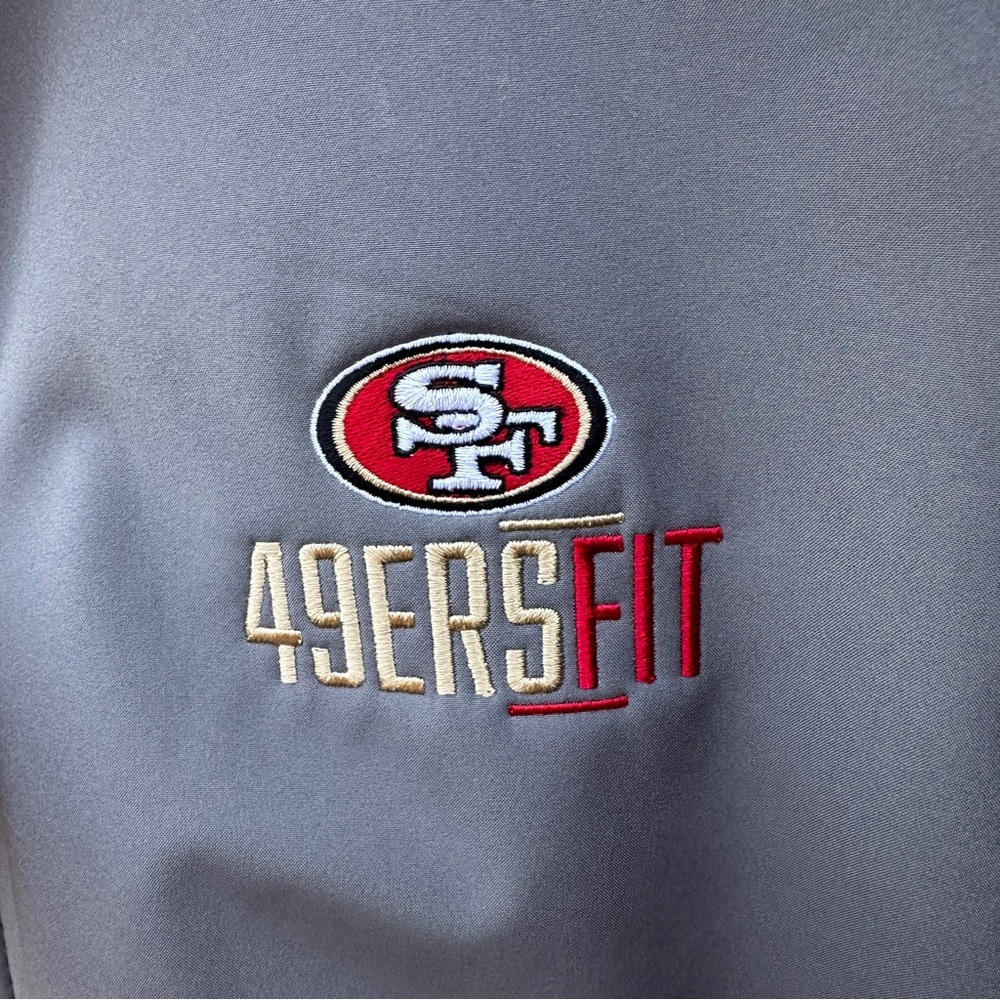 Port Authority San Francisco 49ers Fit apparel Men's Jacket gray red size 3XL - Picture 8 of 10